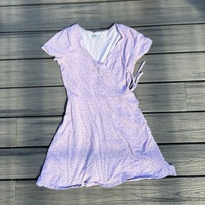 Soft, purple summer dress.
